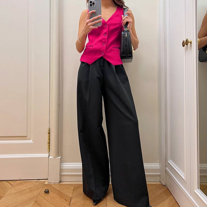 High-Grade Office Casual Two-Piece Vest Set - Image 4