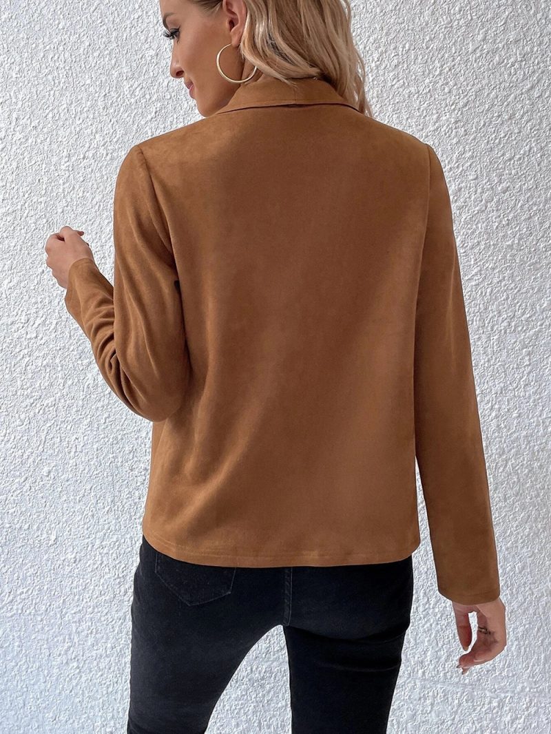 Collared Fur Office Top - Image 4
