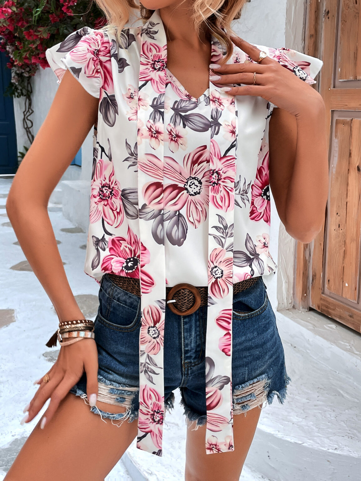 Spring Sleeveless Printed Top for Women - Image 6