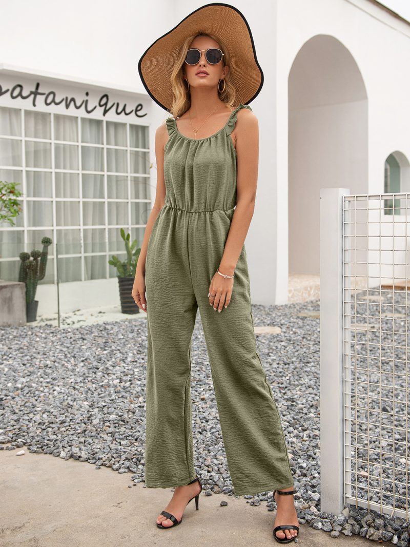 Slim Fit Tank Top Jumpsuit for Women - Image 6