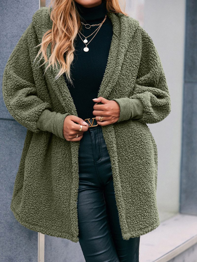 Hooded Long Sleeve Cardigan - Image 2