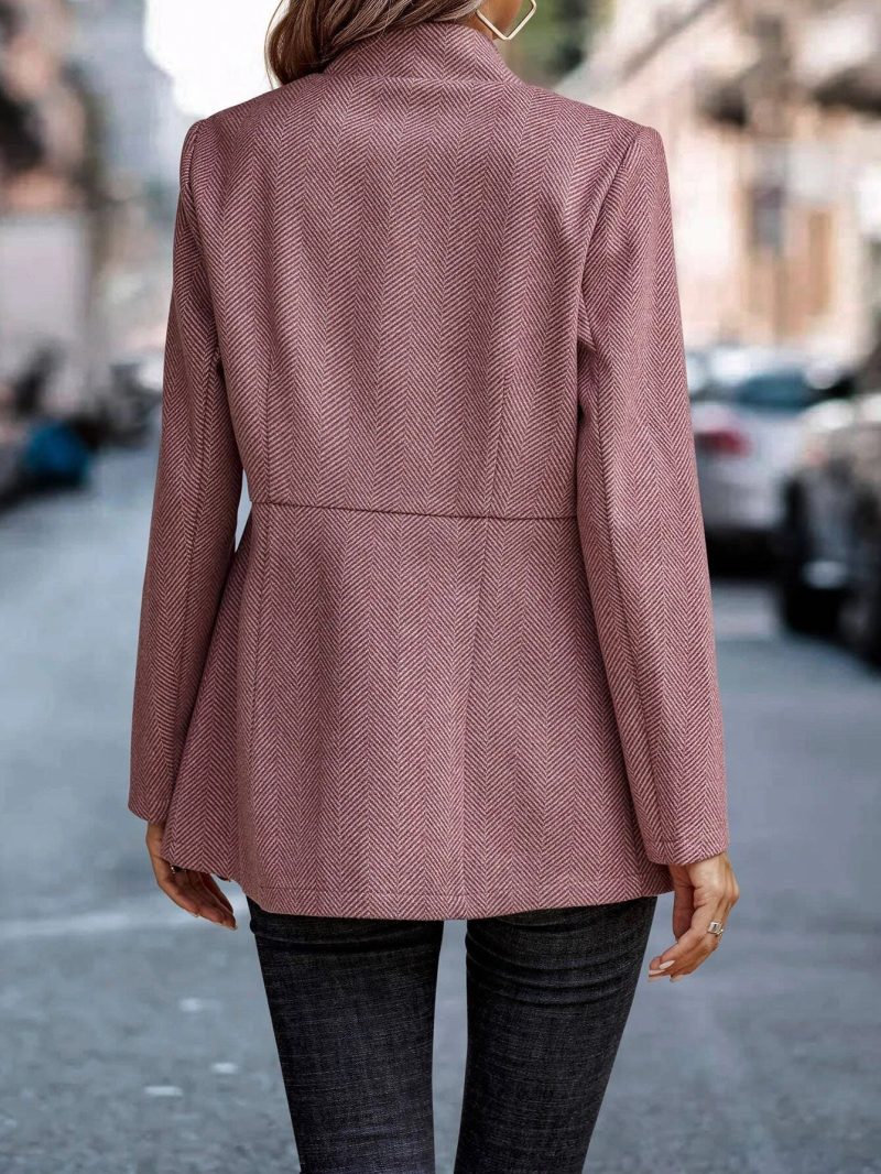 Jacquard Slim Office Coat - Image 6
