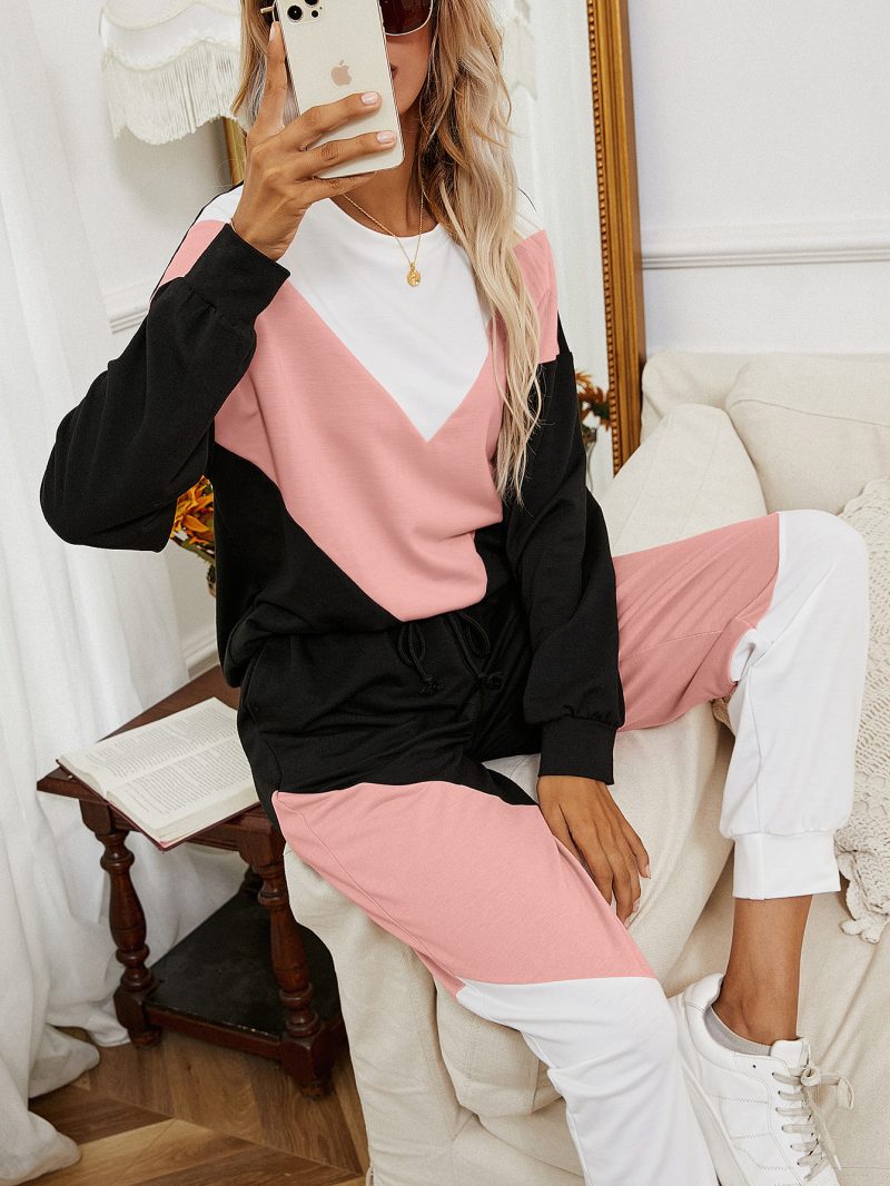 Casual Sports Sweater & Trousers Set for Women - Image 3