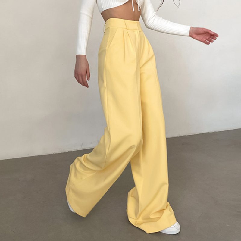 High Waist Summer Office Work Pants - Image 2