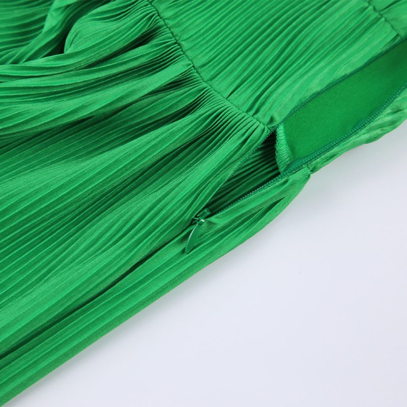 Spring Flare Sleeve A-Line Dress - Image 5