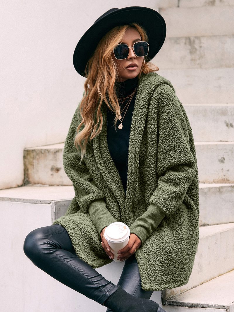 Hooded Long Sleeve Cardigan - Image 3