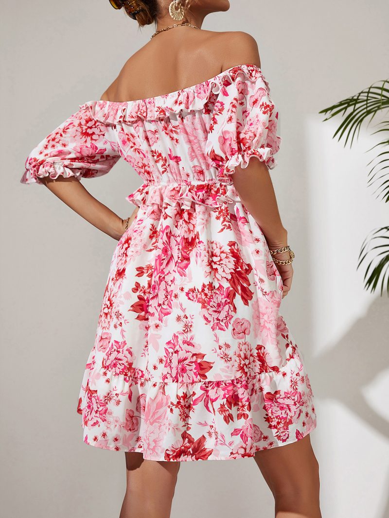 Shoulder-Baring Sexy Women's Dress - Image 5