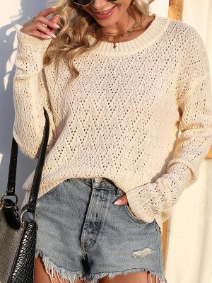 Summer Hollow Out Cutout Sweater