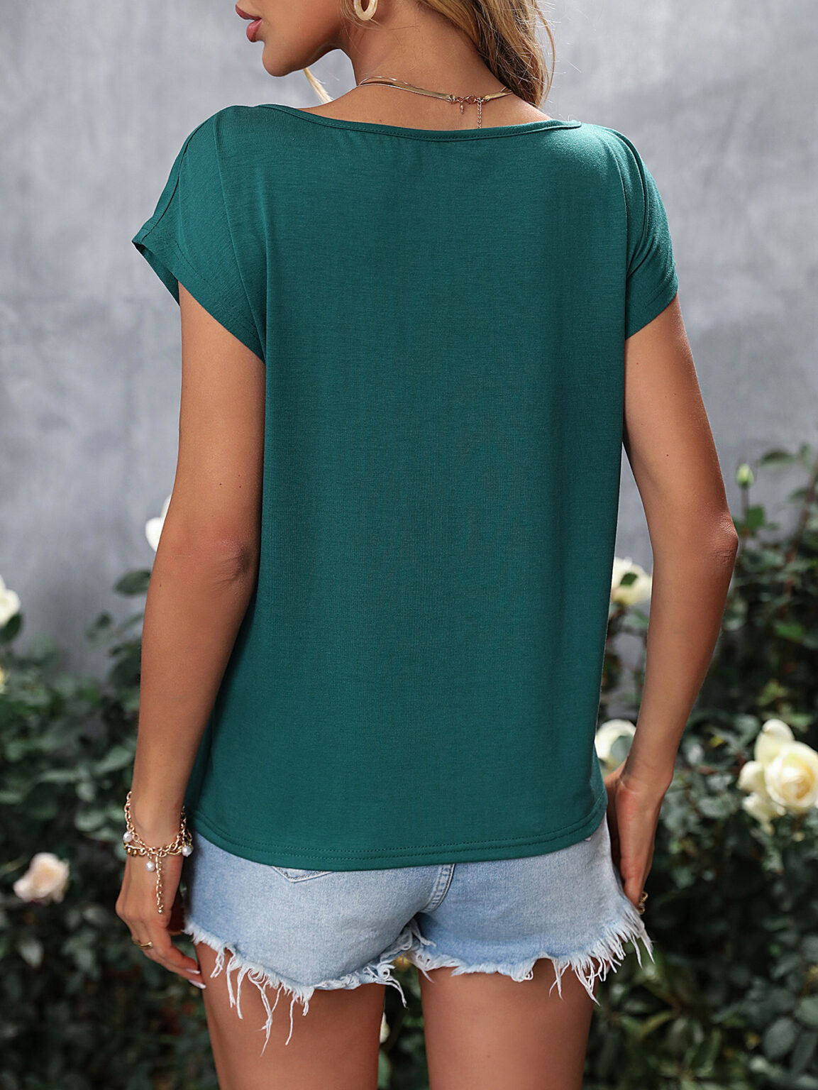 Women's Basic Casual T-shirt - Image 2