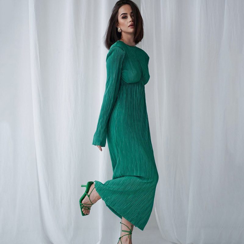 Elegant Backless Maxi Dress - Image 2
