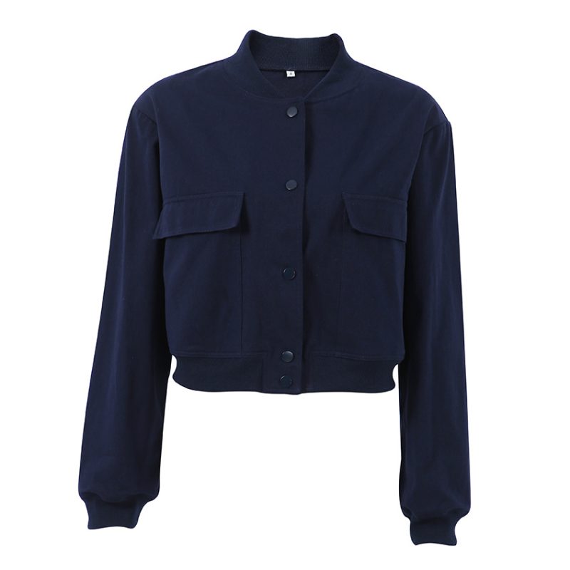 White Slim Fit Varsity Jacket - Image 5