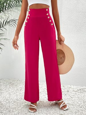 Wide Leg Pants Women Trousers