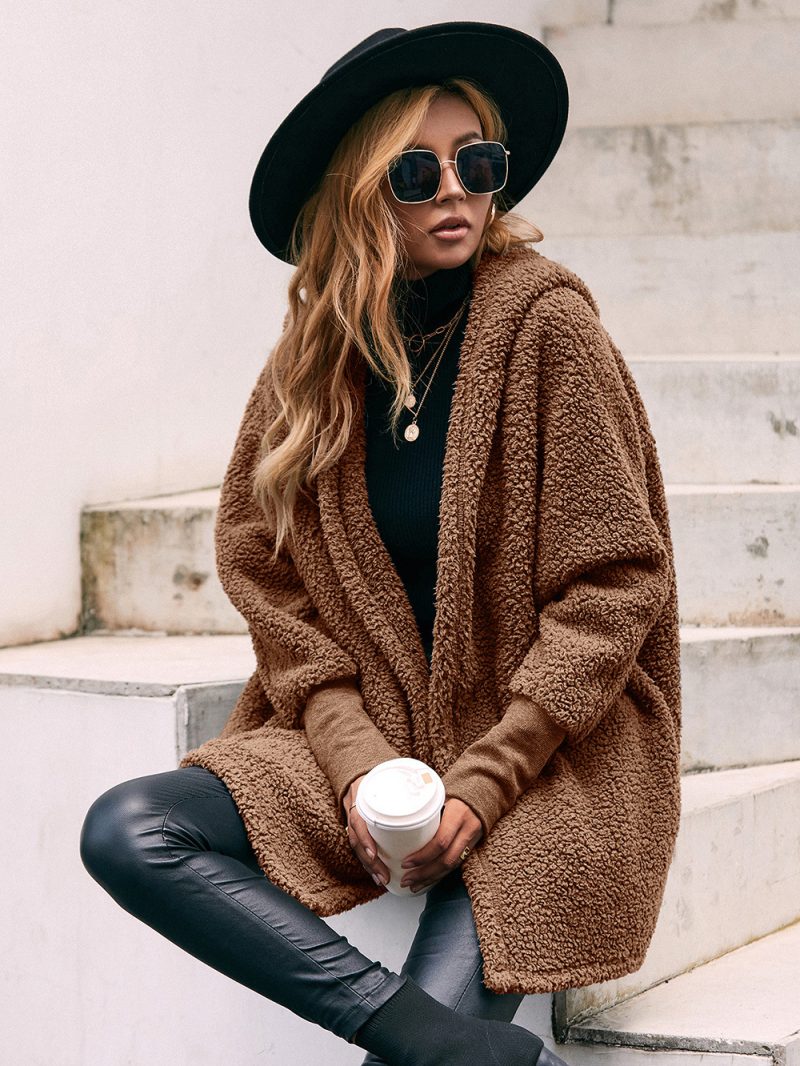 Hooded Long Sleeve Cardigan - Image 5