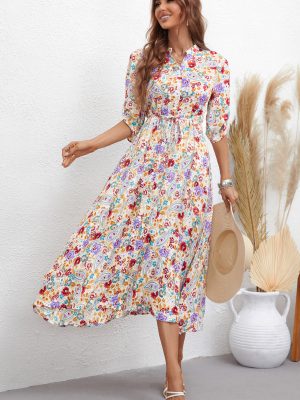 Best Printed Short Sleeve Dress