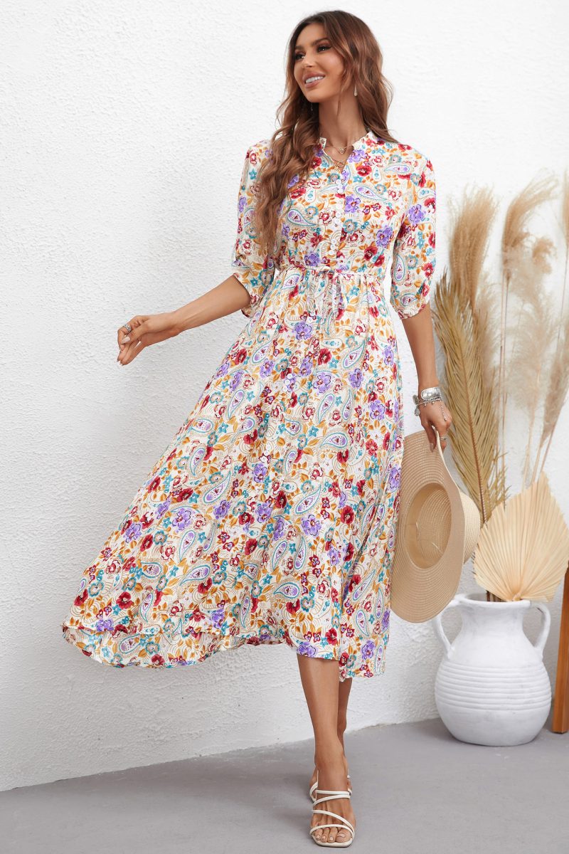 Best Printed Short Sleeve Dress