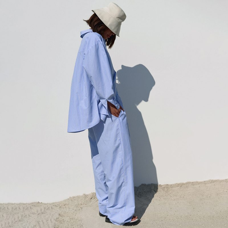Autumn Comfortable Cardigan and Trousers Set - Image 2