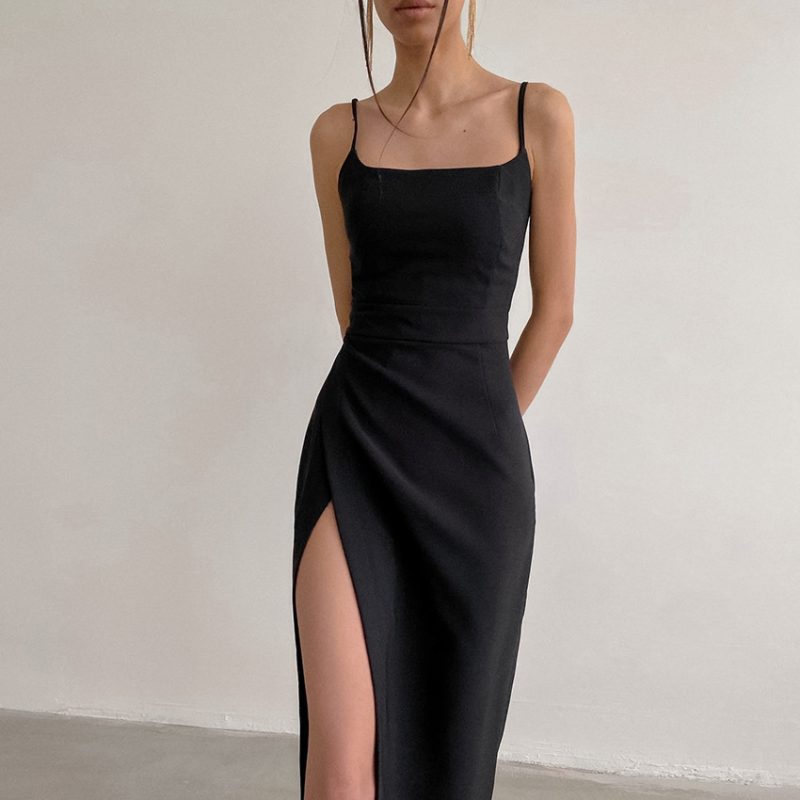 Summer Square Collar Cami Dress - Image 2