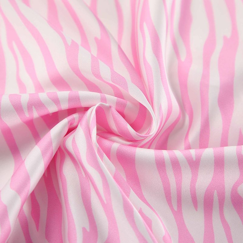 French Design Zebra Pattern High Waist Fishtail Skirt - Image 4