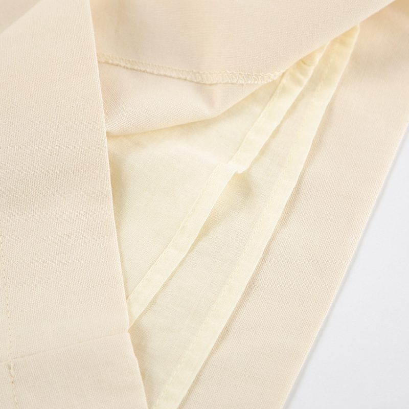 Beige Sleeveless Vest Two - Image 5
