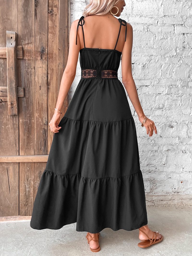 Black Camisole Maxi Dress - Image 5