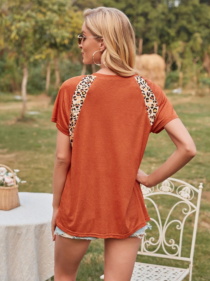 Leopard Print Short Sleeve T-Shirt - Image 5