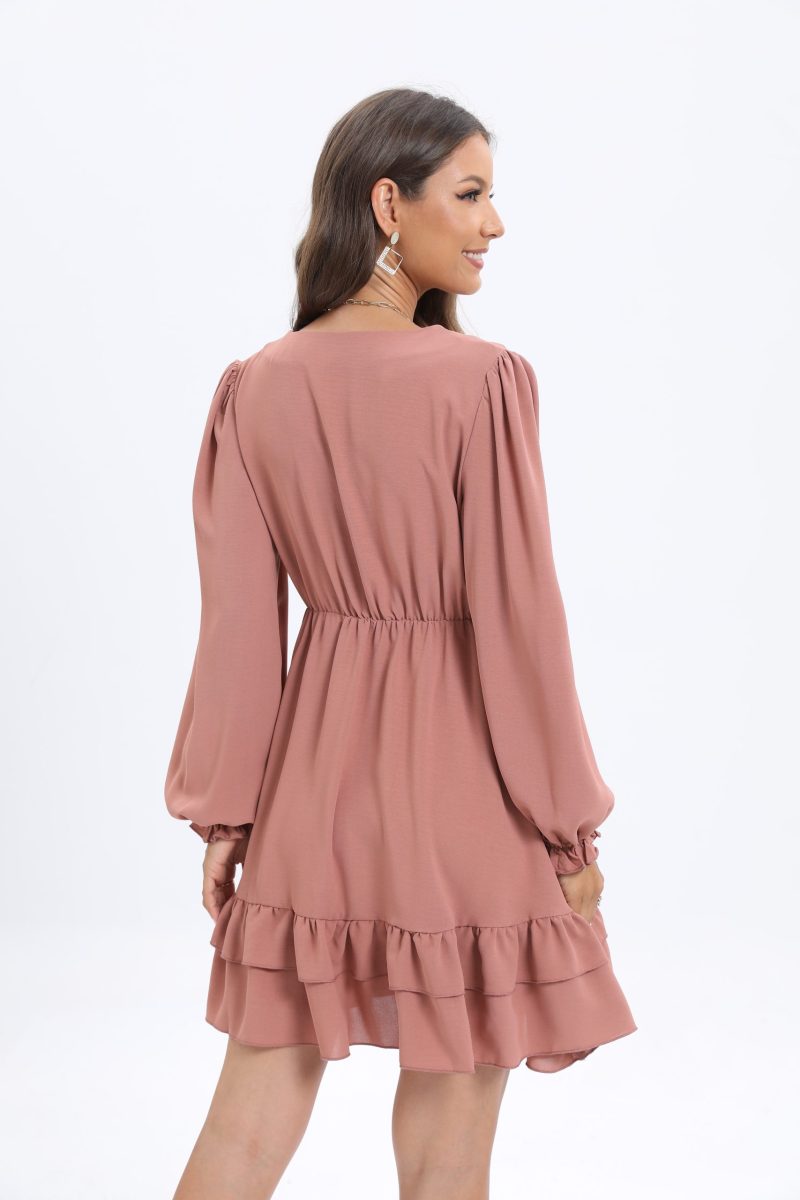 New Spring/Summer Solid Color Dress for Women - Image 2