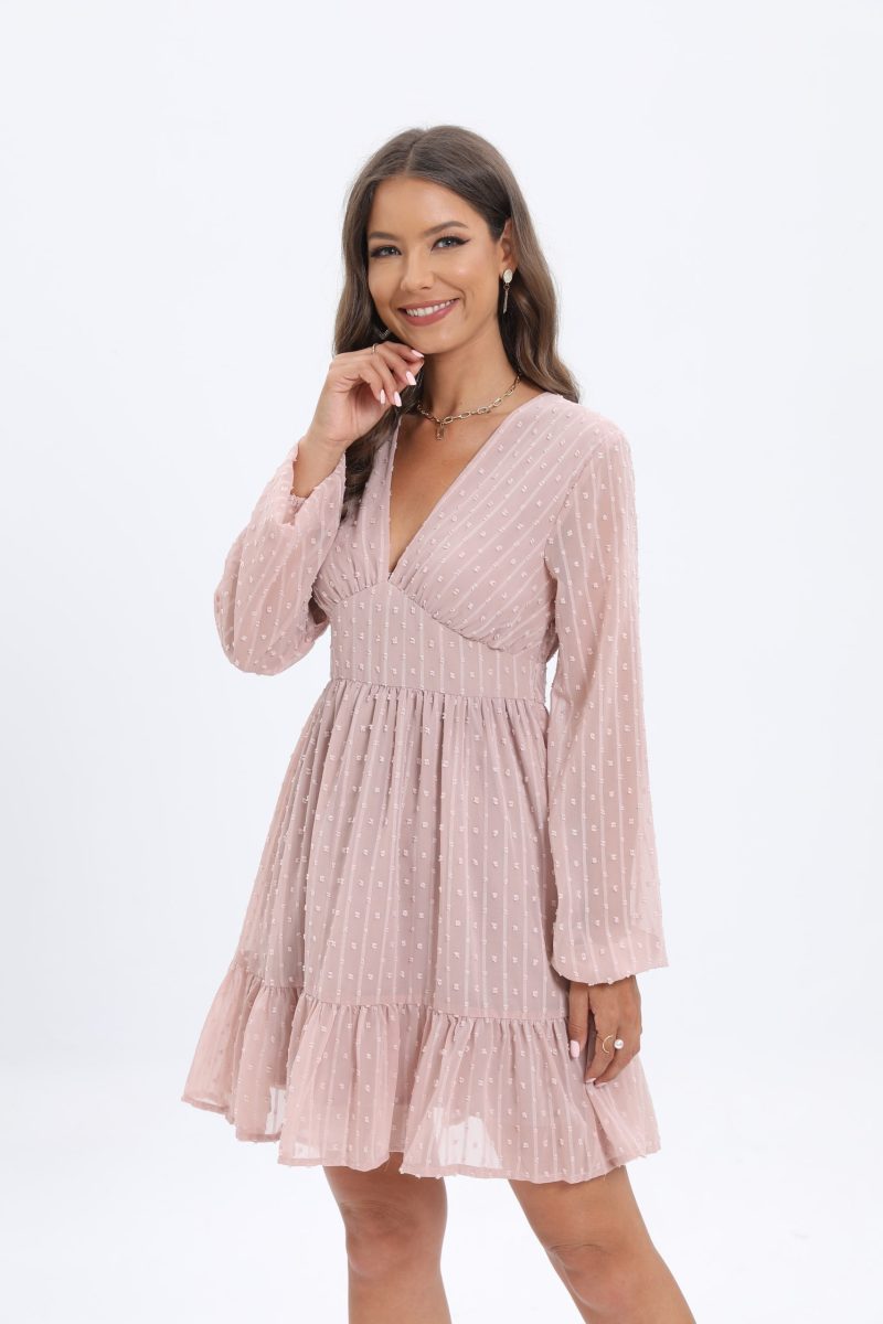 New Spring/Summer Sexy Deep V Waist A-Line Dress for Women - Image 3