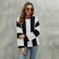 Retro Striped Loose Knit Sweater