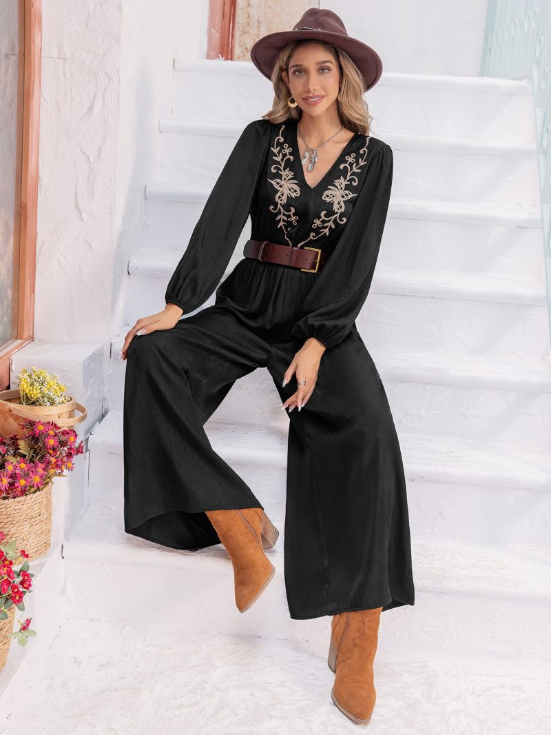 Mixed Batch Slimming Elegant Women's Printed Jumpsuit - Image 2