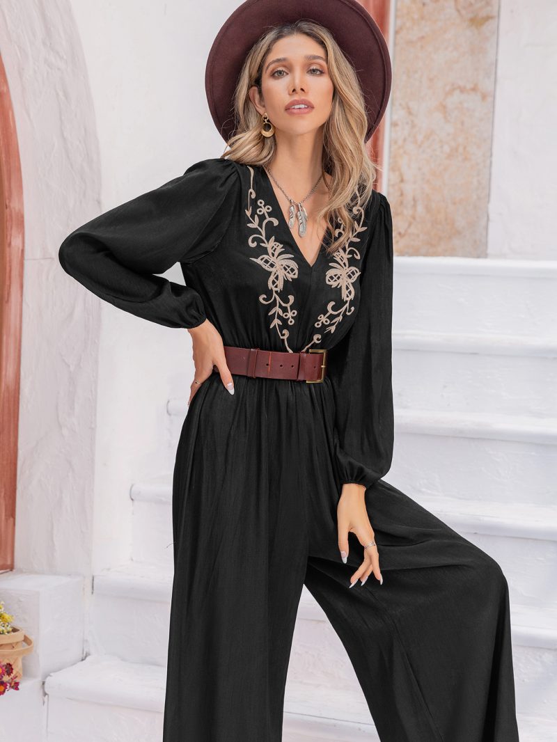 Mixed Batch Slimming Elegant Women's Printed Jumpsuit - Image 3