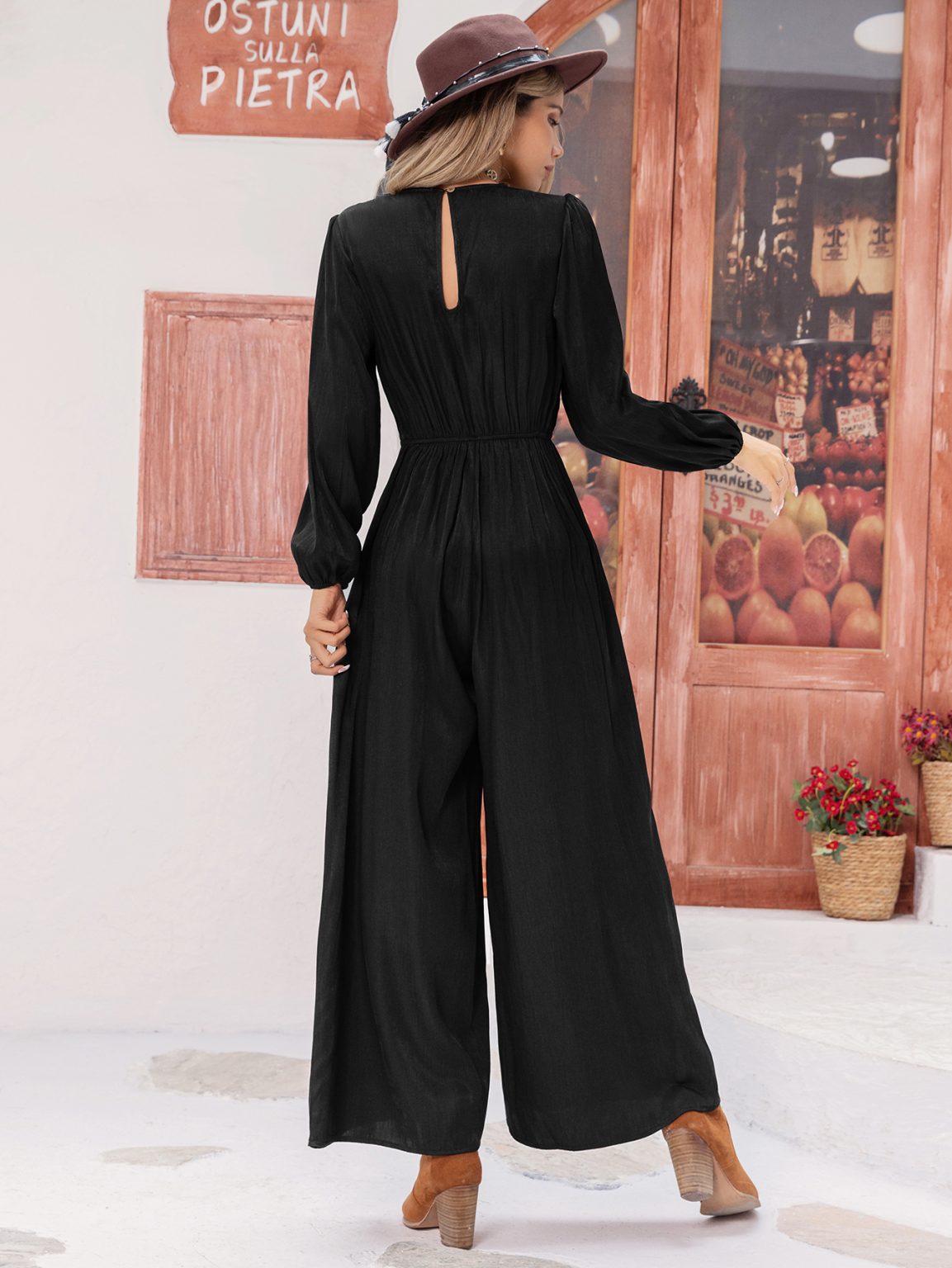 Mixed Batch Slimming Elegant Women's Printed Jumpsuit - Image 4