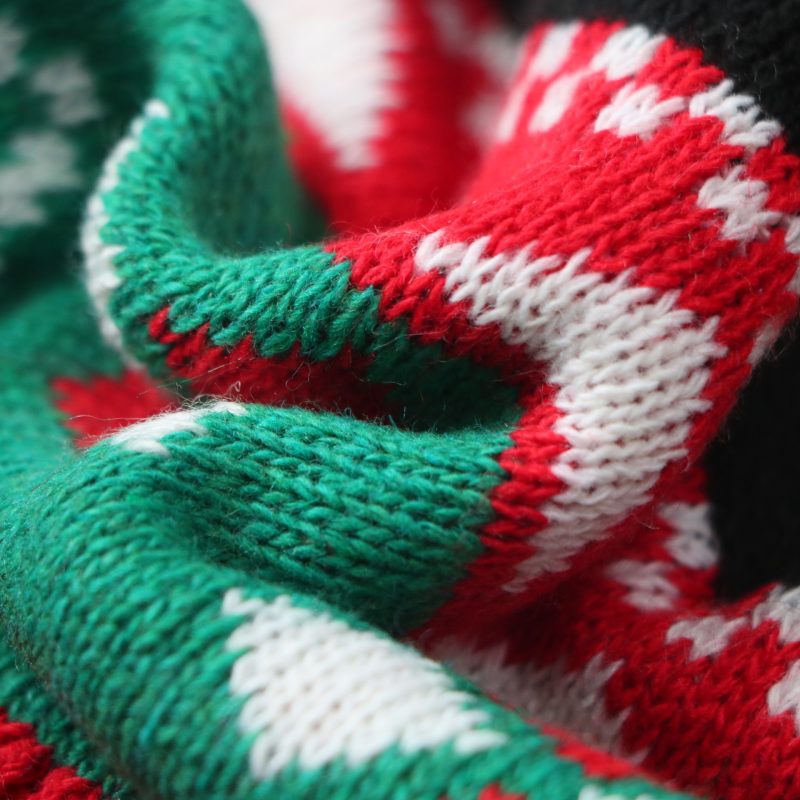 Elk Jacquard Christmas Letter Sweater - Image 6