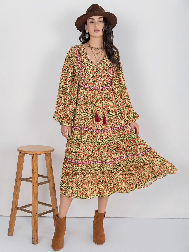 Comfortable Long Tassel Dress, Perfect for Multiple Occasions - Image 3