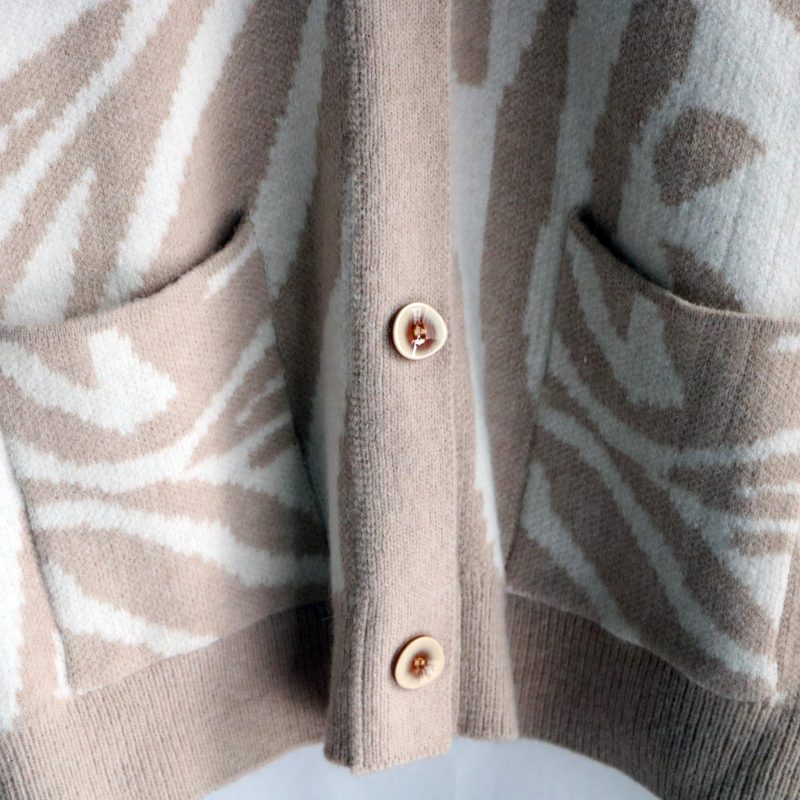Retro Single-Breasted Knit Cardigan - Image 6