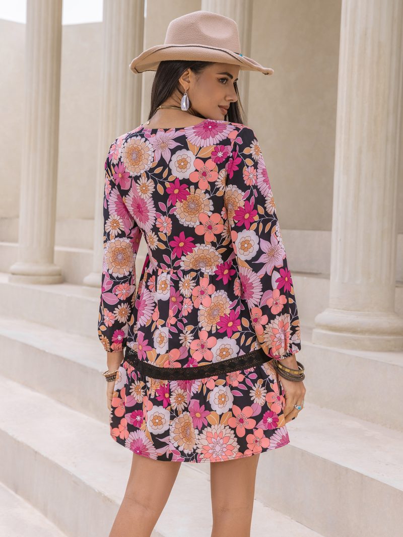 Women's Printed Casual Dress for Effortless Style - Image 5