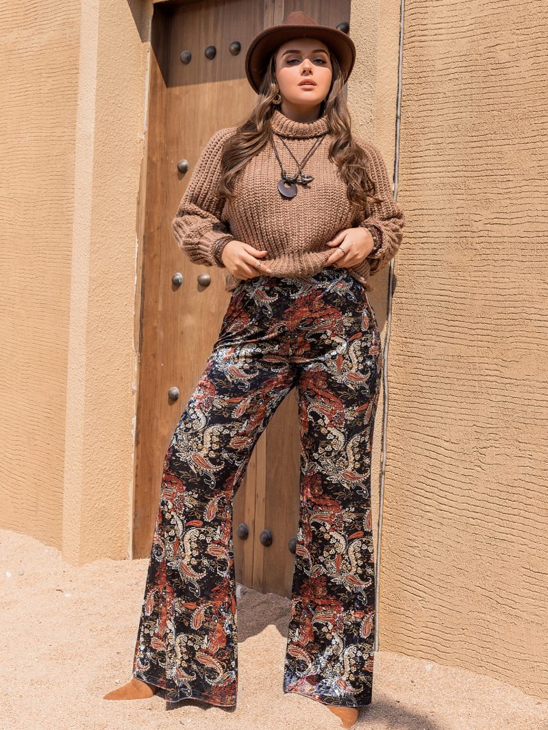 Plus Size Women's Autumn/Winter Trousers - Image 4