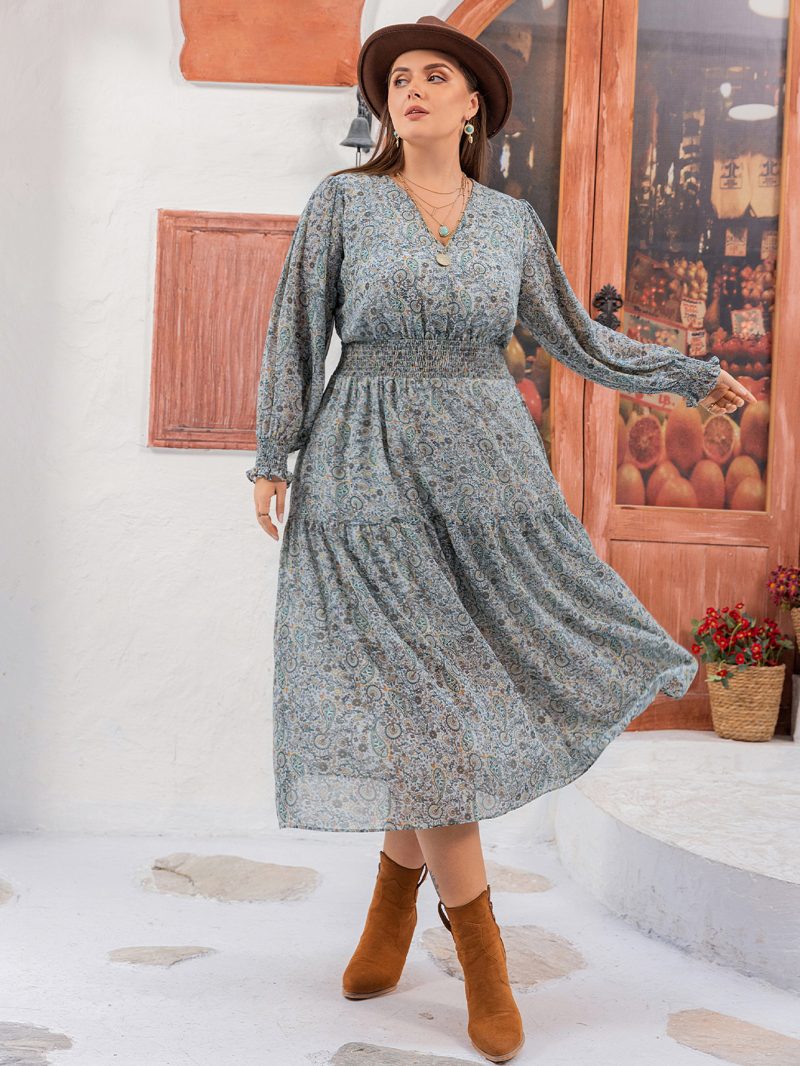 Plus Size Casual Maxi Dress for Effortless Elegance - Image 4