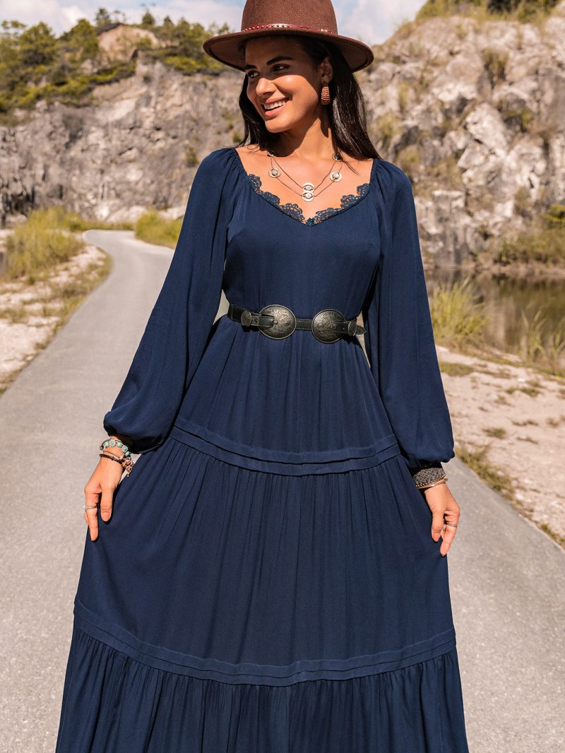 Women's Autumn/Winter Long Sleeved Dress - Image 3
