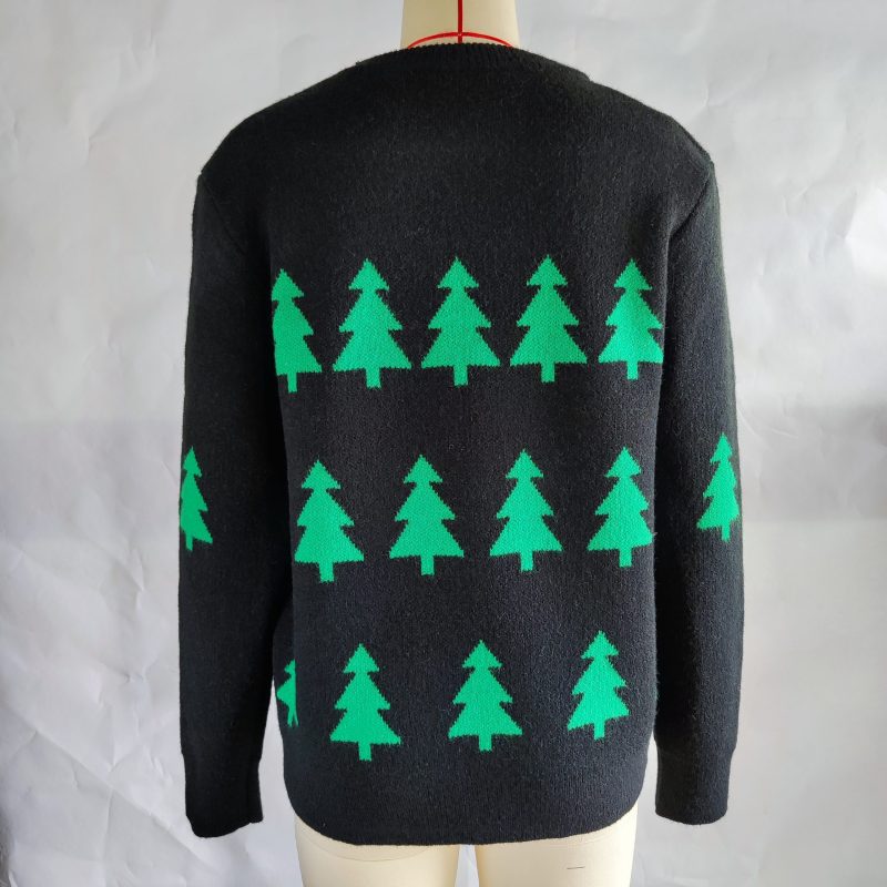 Christmas Tree Jacquard Pullover - Image 13