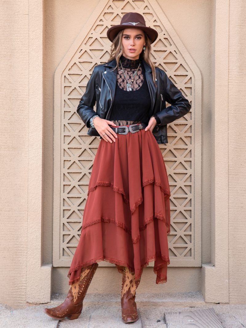 Timeless Elegance: Mixed Batch Easy-to-Match Slimming Retro Skirt for Ladies - Image 3