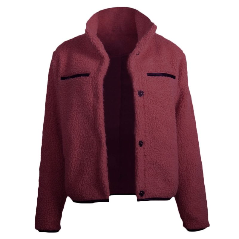 Lamb Wool Fleece Fur Plush Coat - Image 2