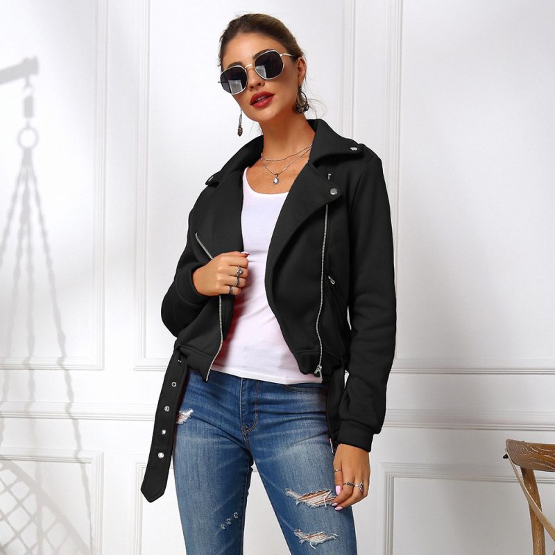 Brushed Hoody Plus Velvet Winter Coat - Image 2