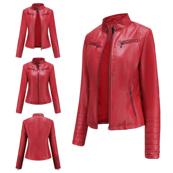 New Spring/Autumn Leather Jacket for Women - Image 5