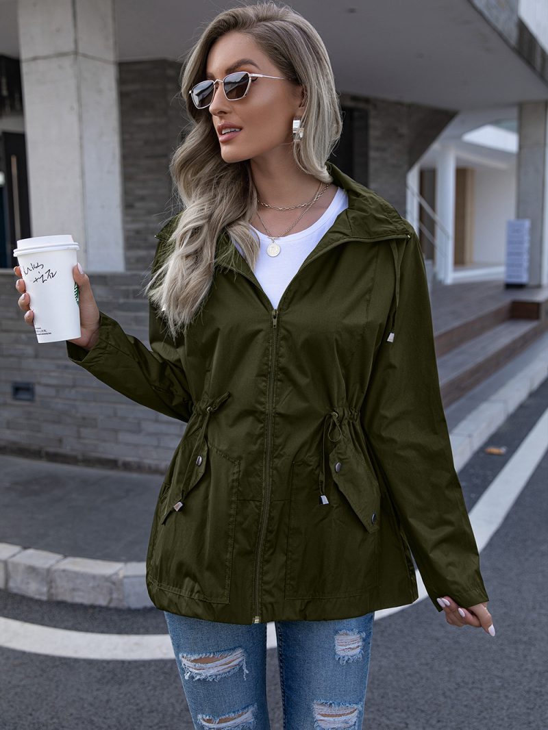 Mid-Length Cardigan Woolen Coat for Women - Image 9