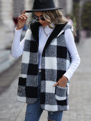 Austrian Grain Velvet Geometric Coat