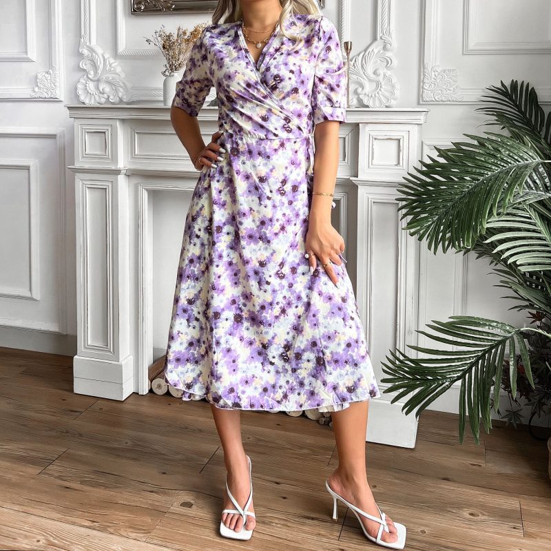 One-Piece Mid-Length Dress for Women - Image 2