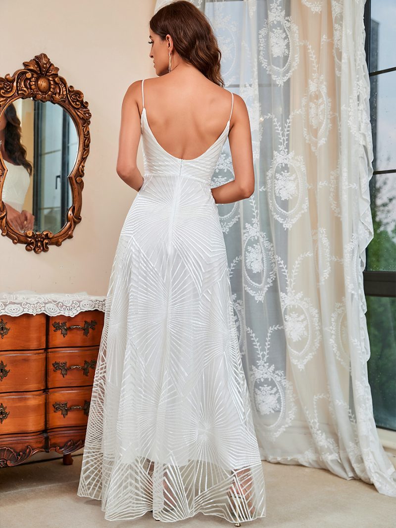 Embroidered Strap Maxi Dress - Image 5
