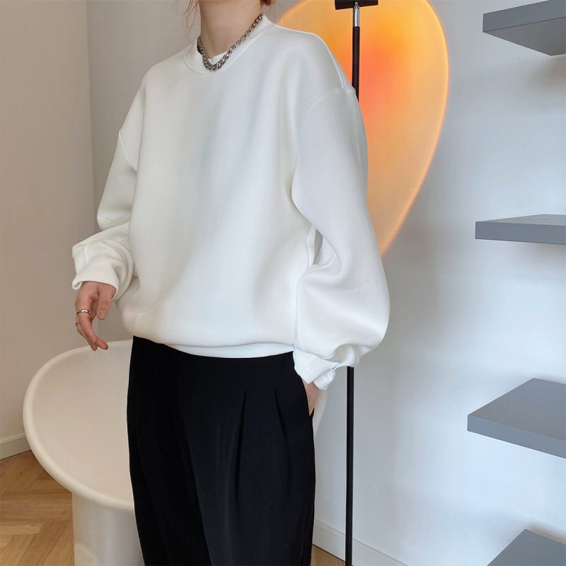 Memory Cotton Thin Sweater - Image 3