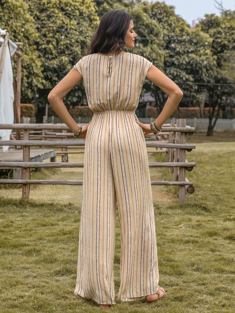 Chic Striped Black Chiffon Holiday Dress - Image 5