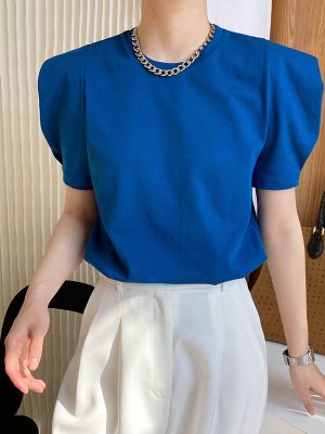 Summer Short-Sleeve Puff Top